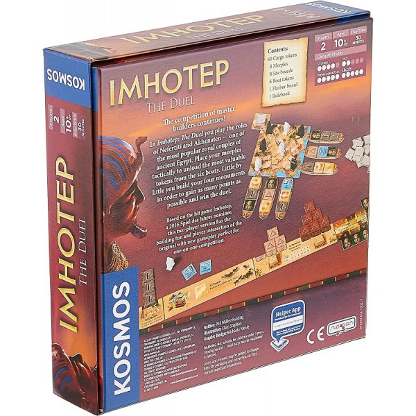 Настольная игра Imhotep The Duel